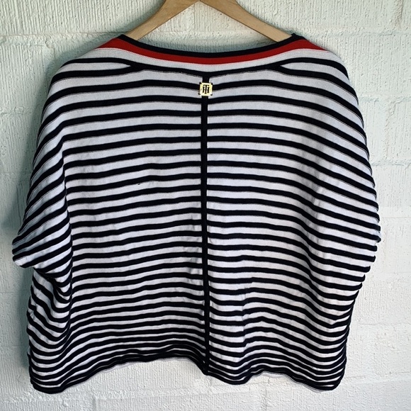 Tommy Hilfiger Striped Ribbed Sleeveless Sweater sz L - Picture 6 of 6